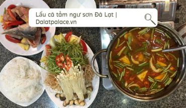 Lẩu cá tầm ngư sơn Đà Lạt