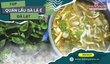 Lẩu gà lá é Đà Lạt