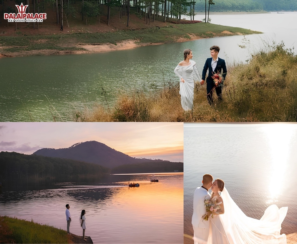 Hồ Tuyền Lâm - địa chỉ chụp ảnh cưới Đà Lạt ngoại cảnh