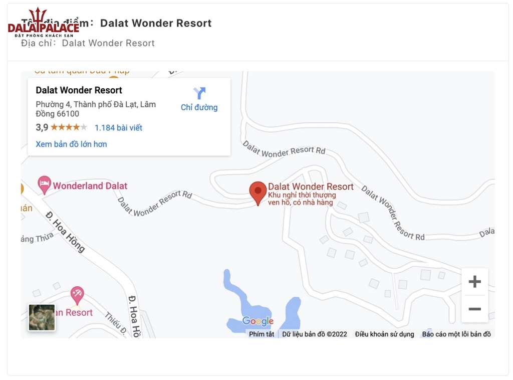 Hướng dẫn đường đi đến Dalat Wonder Resort